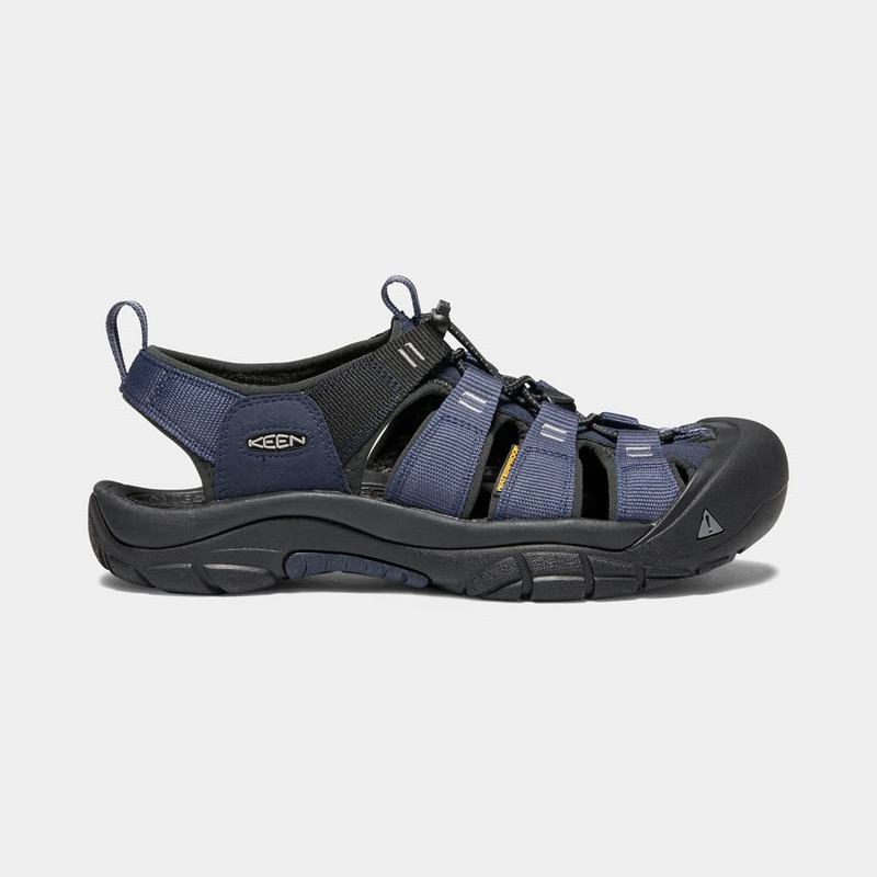 Keen Newport Hydro Mens Hiking Sandals Blue/Black Online Sale (1067-YCQLG)